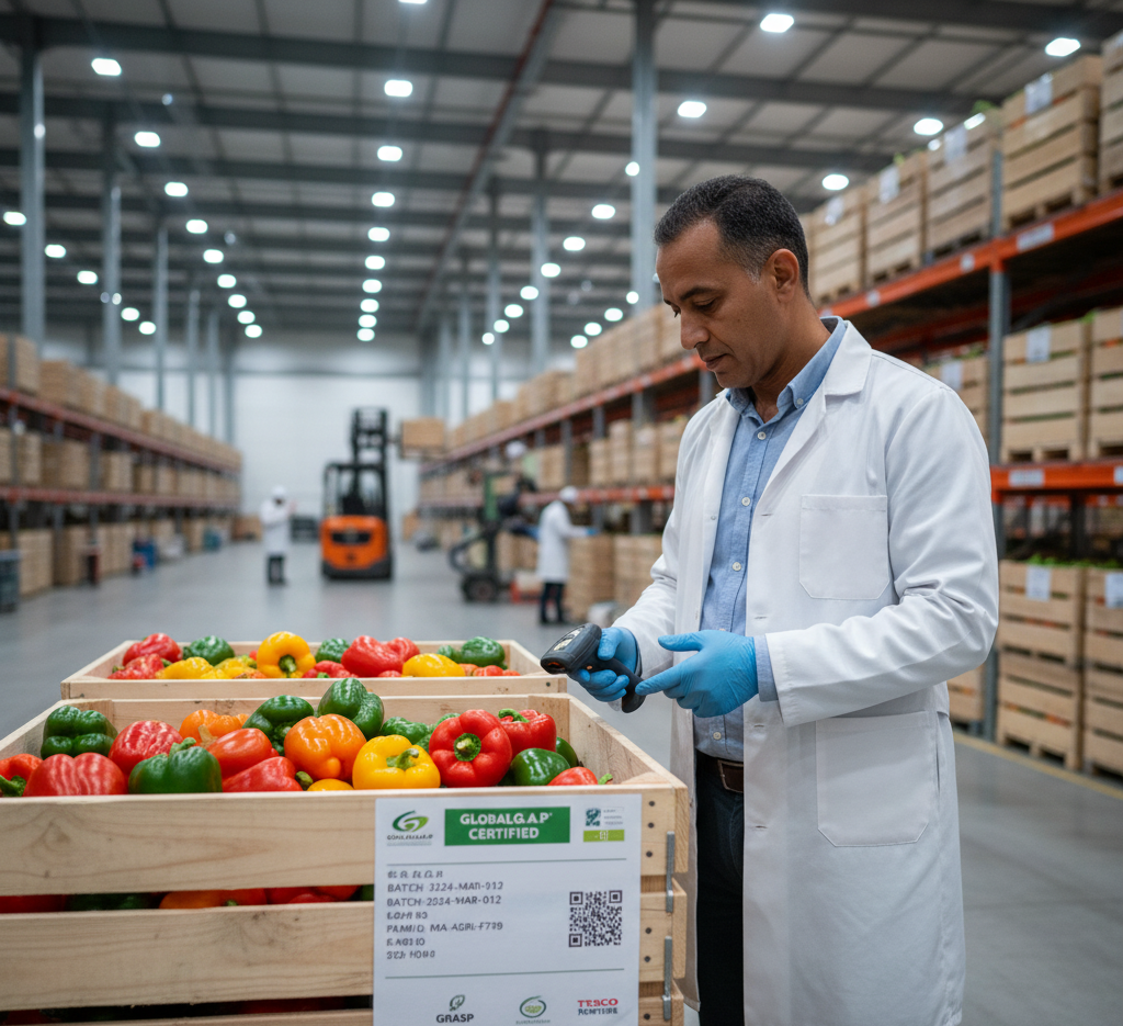 Valorisez votre engagement environnemental avec les audits d'ACERTA Certification Maroc. Situés à Agadir et opérant dans tout le Souss Massa, nous certifions vos Bonnes Pratiques Agricoles (selon les standards comme GLOBALG.A.P. ou les normes de durabilité type LEAF) pour garantir une production respectueuse de la nature. Assurez la pérennité et la conformité de vos activités agricoles à l'export grâce à notre expertise en certification durable et responsable.