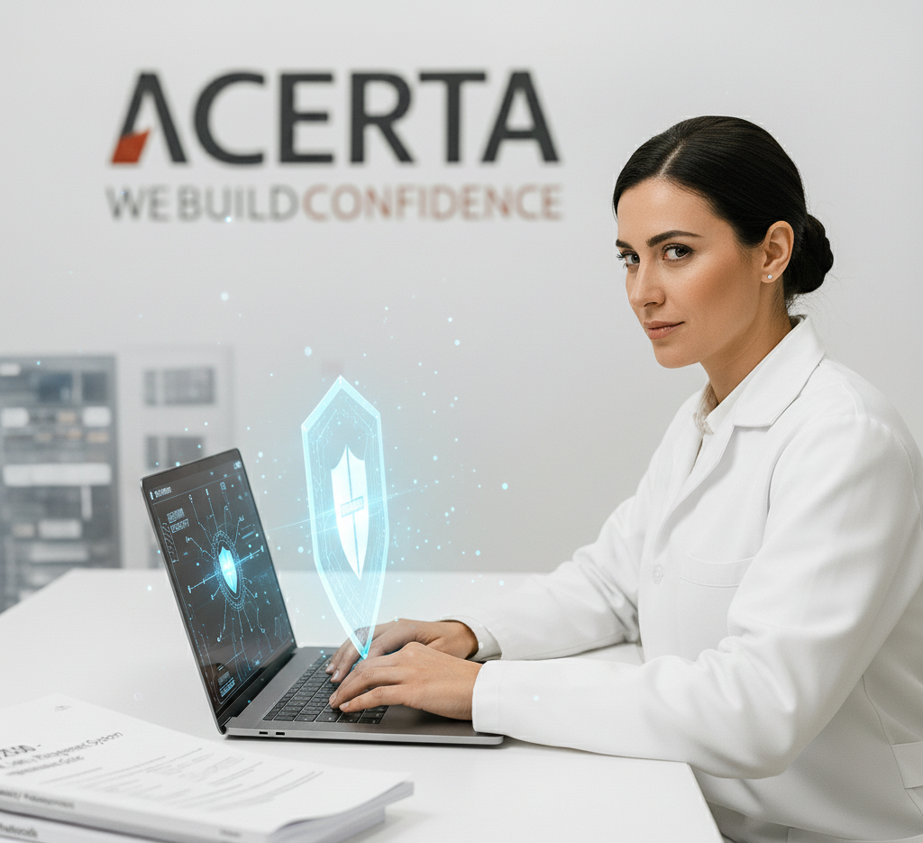 Assurez la protection et la confidentialité de vos données stratégiques avec ACERTA Certification Maroc. Lors de chaque mission d'audit et de certification réalisée à Agadir et dans la région Souss Massa, nous nous engageons à sécuriser vos dossiers techniques et informations clients. Faites confiance à notre rigueur professionnelle pour garantir l'intégrité de vos processus de conformité à l'export, dans le strict respect des bonnes pratiques de confidentialité.