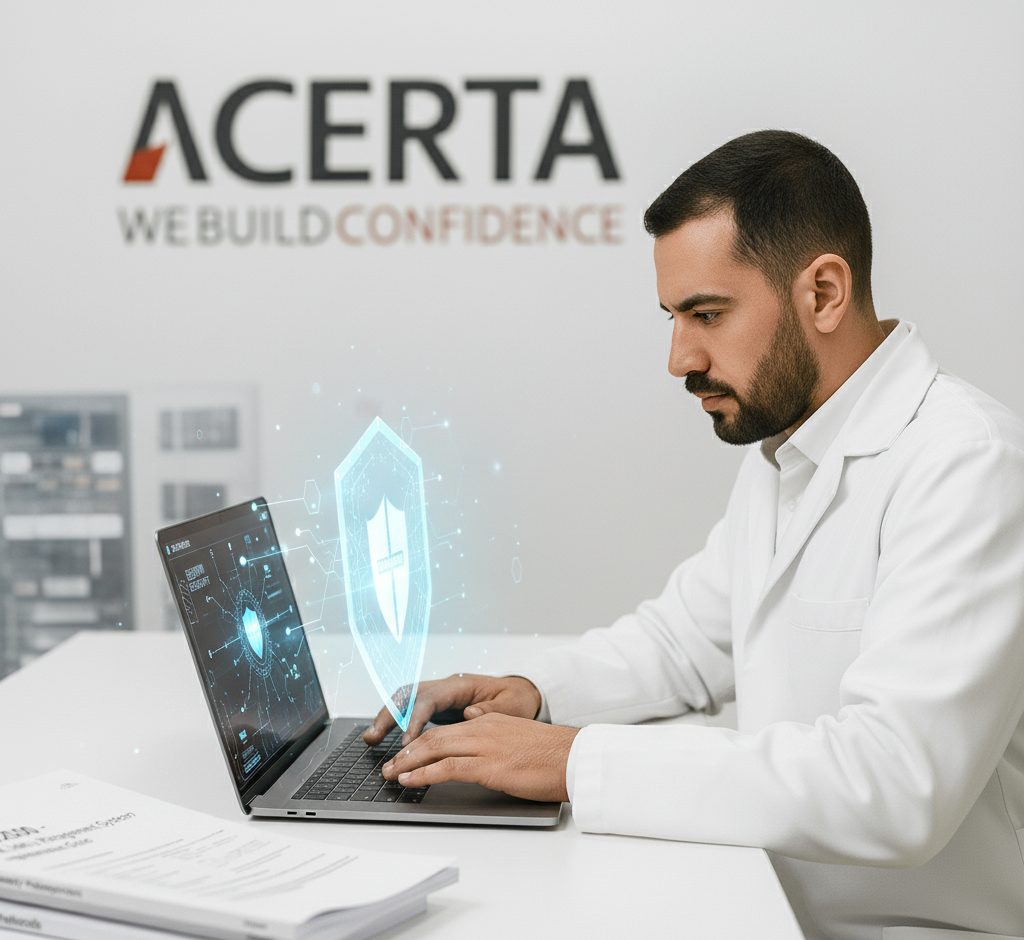 Assurez la protection et la confidentialité de vos données stratégiques avec ACERTA Certification Maroc. Lors de chaque mission d'audit et de certification réalisée à Agadir et dans la région Souss Massa, nous nous engageons à sécuriser vos dossiers techniques et informations clients. Faites confiance à notre rigueur professionnelle pour garantir l'intégrité de vos processus de conformité à l'export, dans le strict respect des bonnes pratiques de confidentialité.